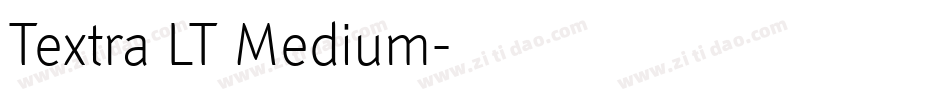 Textra LT Medium字体转换